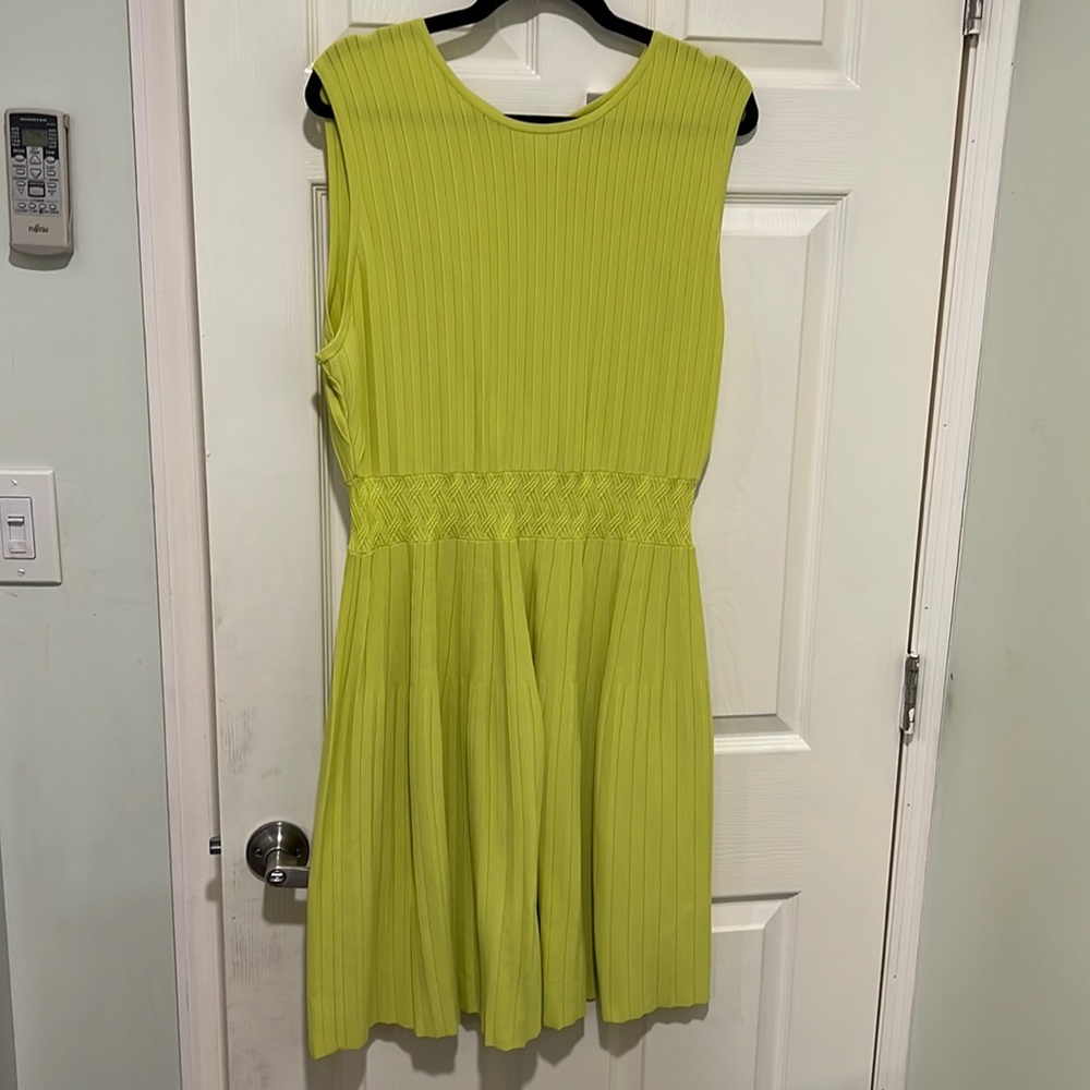 Neon yellow Ted baker dress